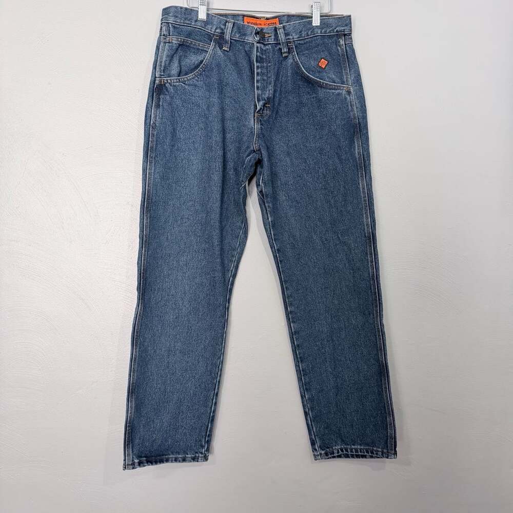 Wrangler FR Riggs Workwear Flame Resistant Jeans Blue Denim 32x30